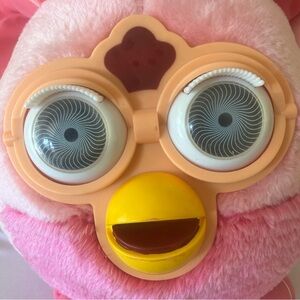 Vintage Furby Buddies Pink Flamingo Bean Bag Plush 1999 Vintage Rare 13" X 16"